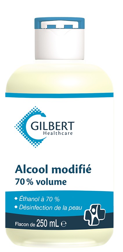 Alcool modifié 70% vol. Gilbert - LD Medical